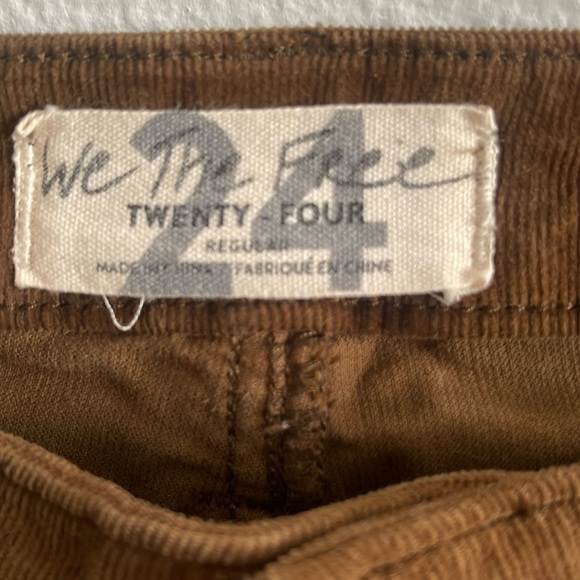 We The Free Corduroy Flare Jeans Size 24 - Picture 5 of 6